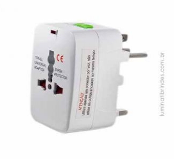 Adaptador de Tomada Universal para Brinde