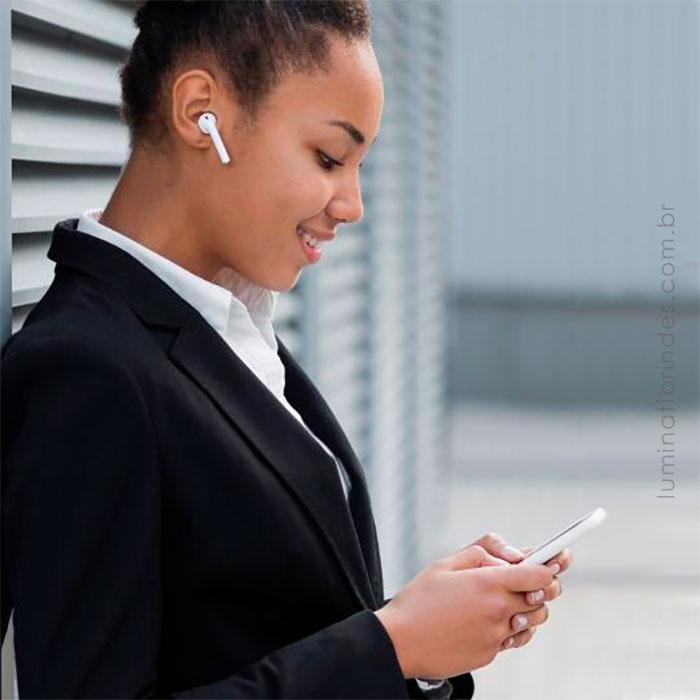 Fone de Ouvido Sem Fio Air Para Brinde