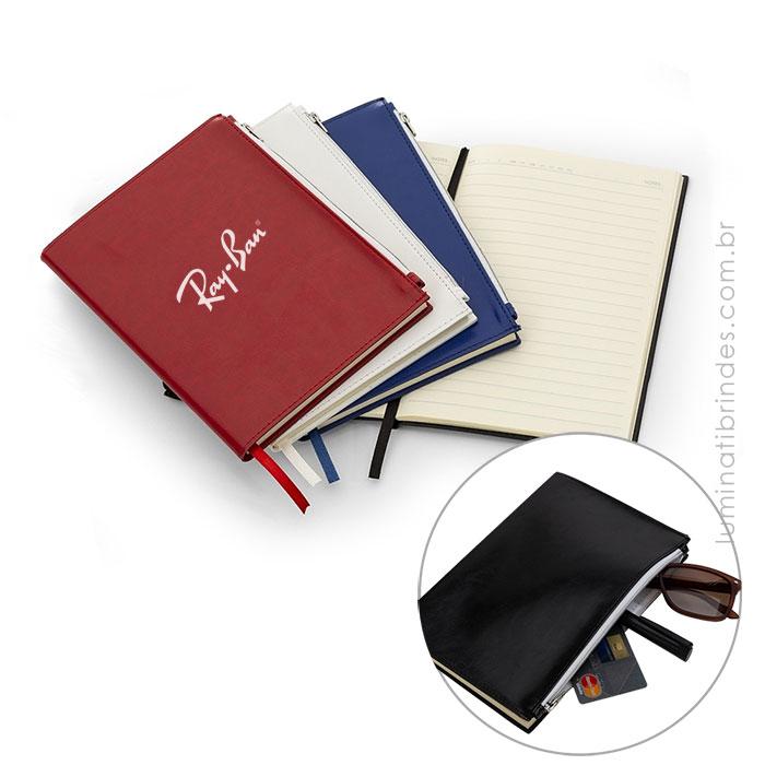 Caderno Zip Estojo