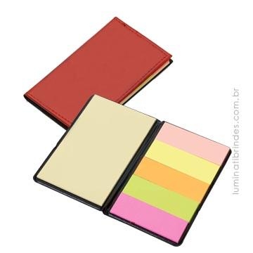 Bloco com Post It Color para Brinde