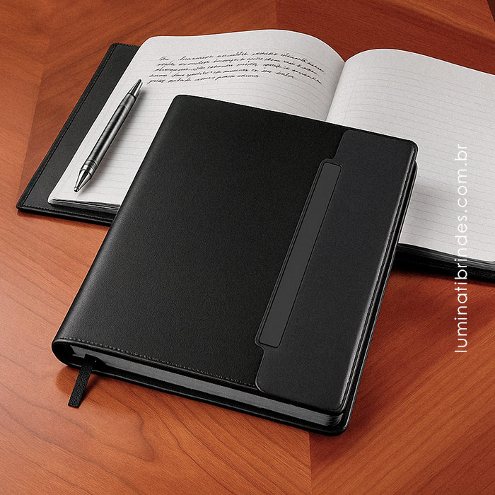 Caderno Essenza com Fecho Executivo