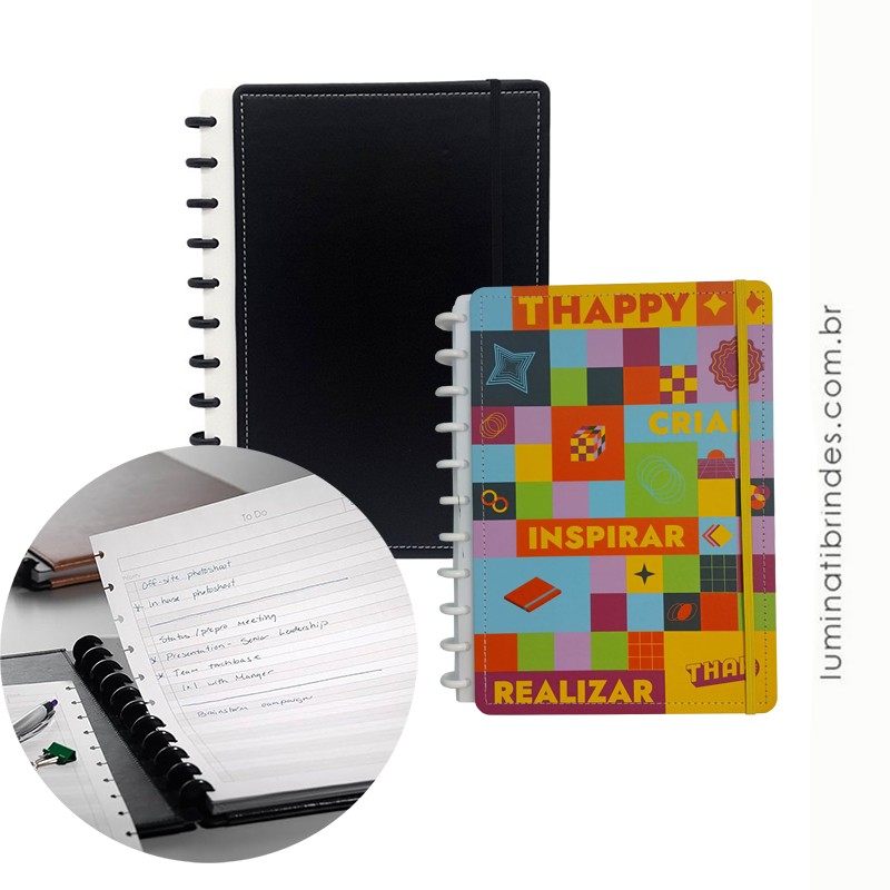 Bloco Premium Capa Dura Smart Desk