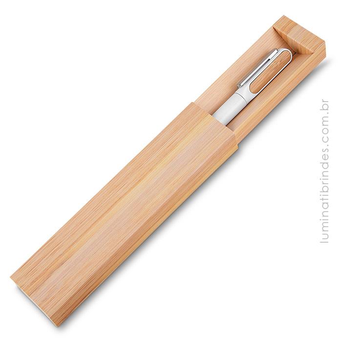 Caneta Esferográfica Bambu Clip