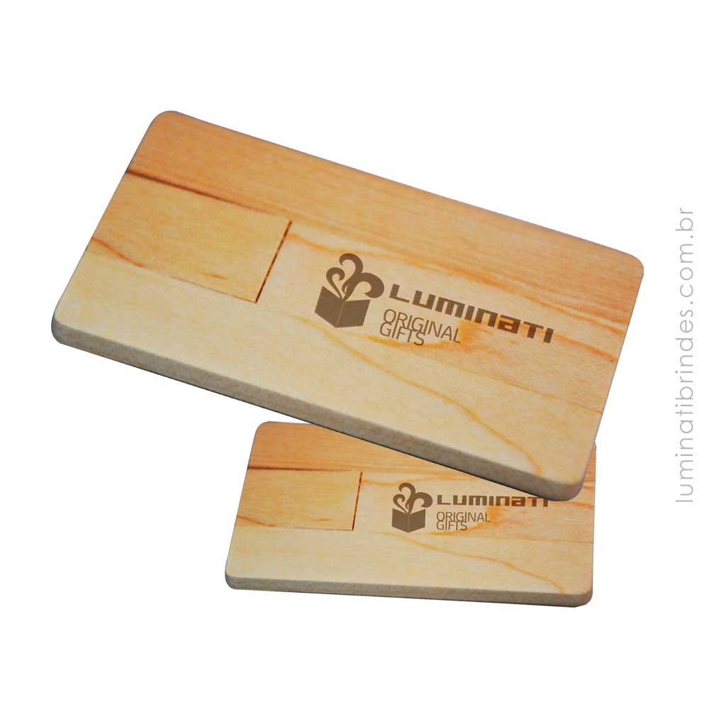 Pen Card Bamboo para Brinde