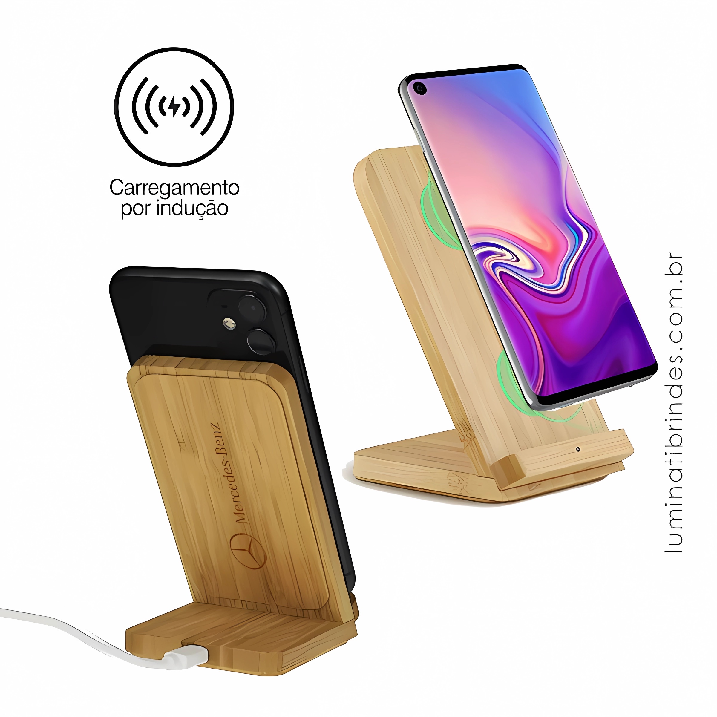 Carregador de Mesa Wireless Bambu