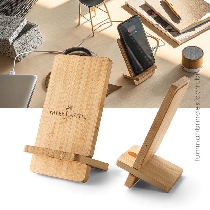 Base Carregadora Trivia Bambu
