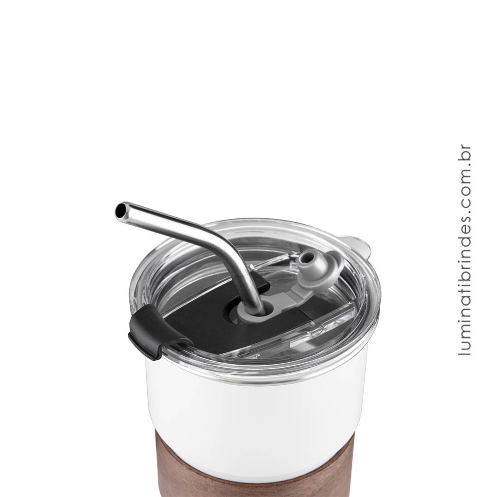 Copo com Canudo Mezzo Eco Design