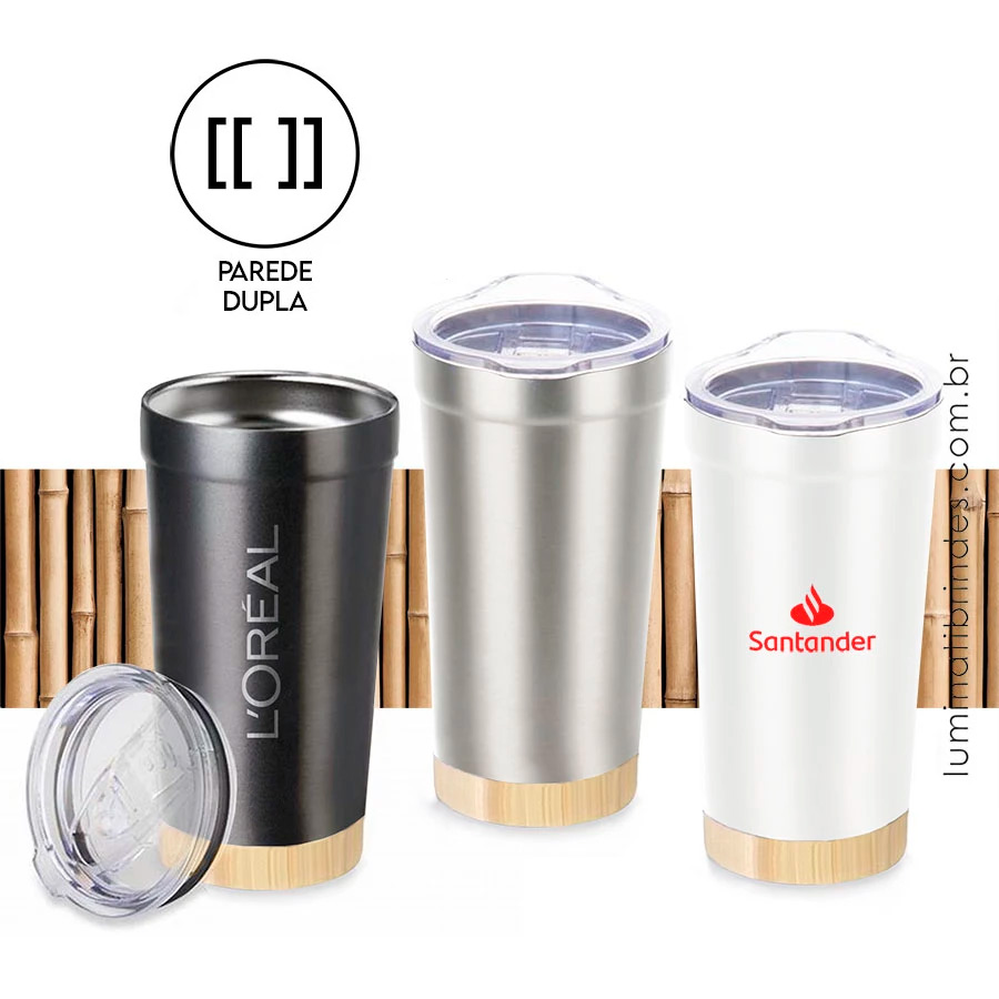 Copo Panda Thermos Sustentável