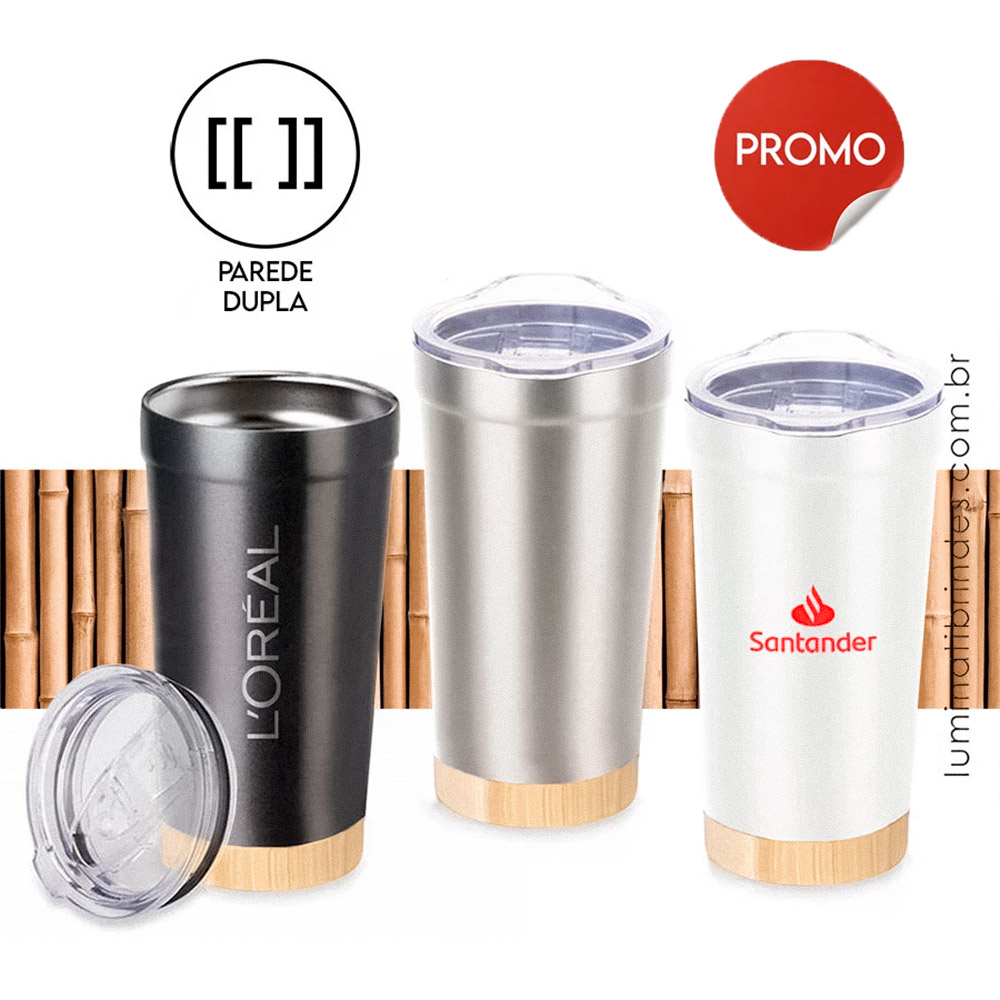 Copo Panda Thermos Sustentável