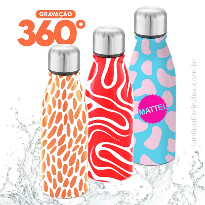 Garrafa Alumínio Color Fit Gift