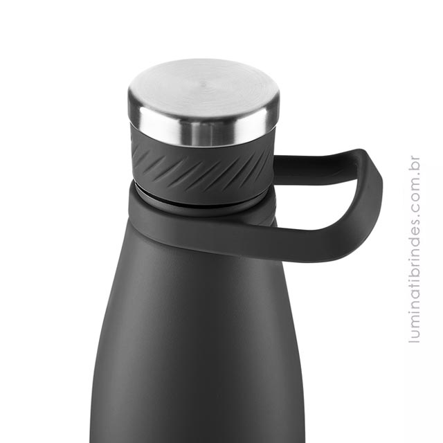 Garrafa Inox Helvetica Design