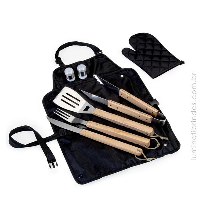 Kit Churrasco para Brinde com Avental