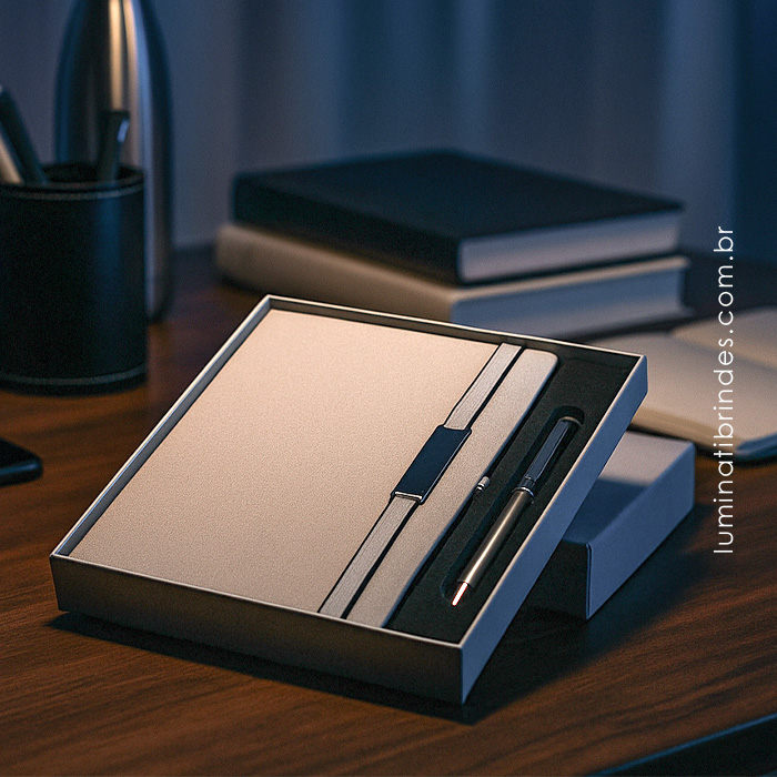 Kit Evoque Duo com Caderno e Caneta