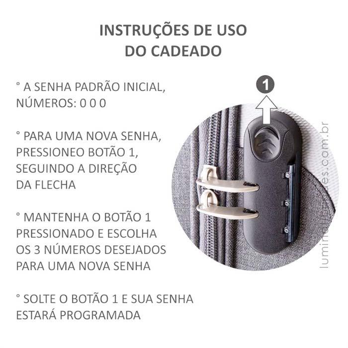 Mochila Corporativa USB Antifurto