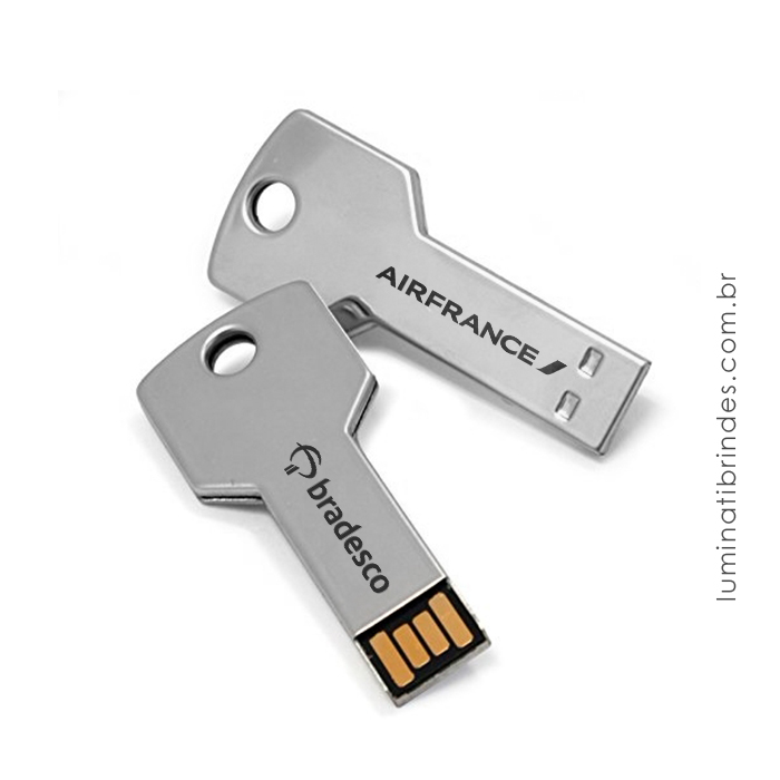 Pendrive com Formato de Chave