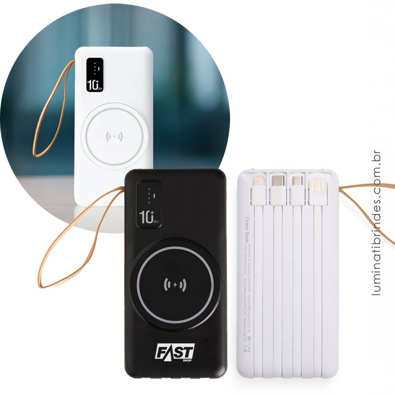 Powerbank Wireless Vega Design