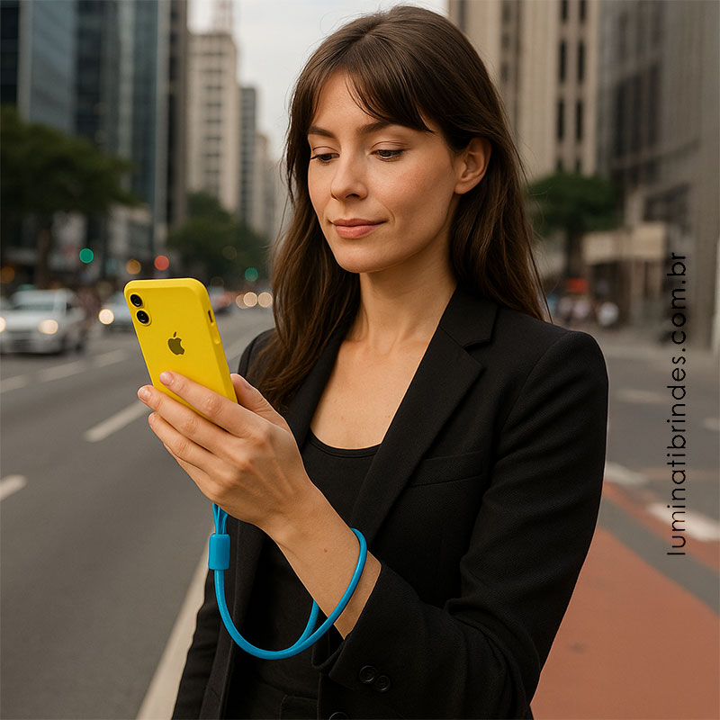 Pulseira Protetora Emborrachada para Celular