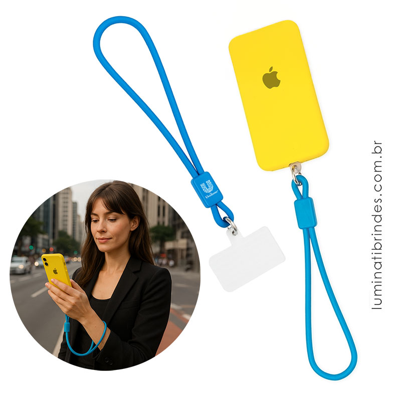 Pulseira Protetora Emborrachada para Celular