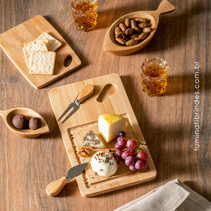 Tábua Brie Design em Bambu
